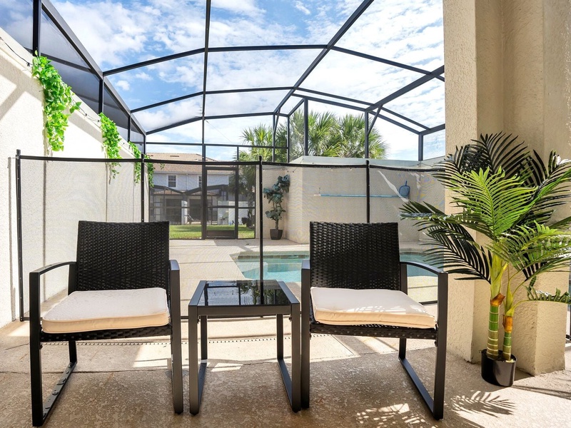 Perfect outdoor space for a refreshing dip in the pool.
