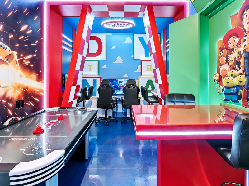 Want to stay in for the night? Our game room is fully equipped for plenty of entertainment.