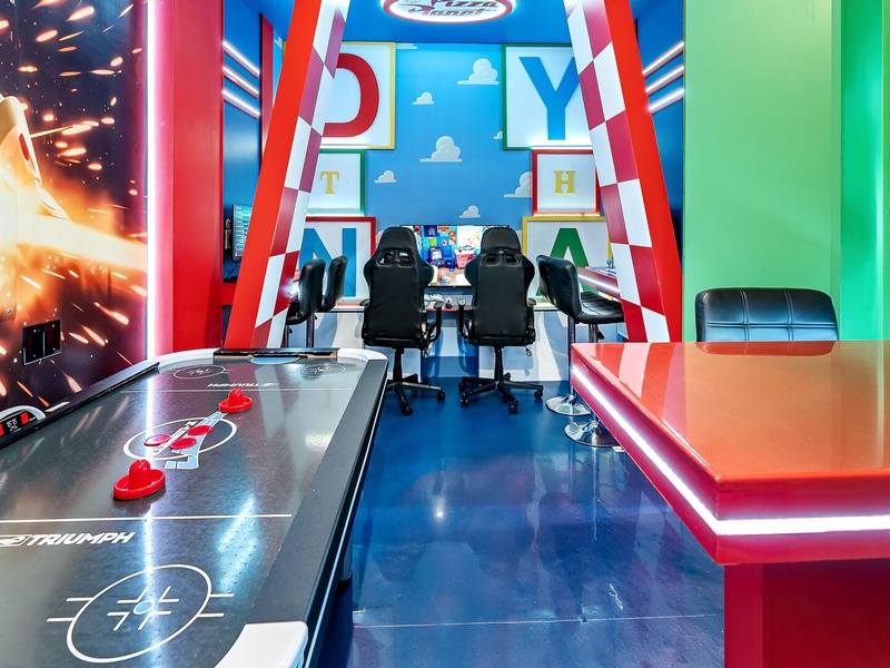 Want to stay in for the night? Our game room is fully equipped for plenty of entertainment.