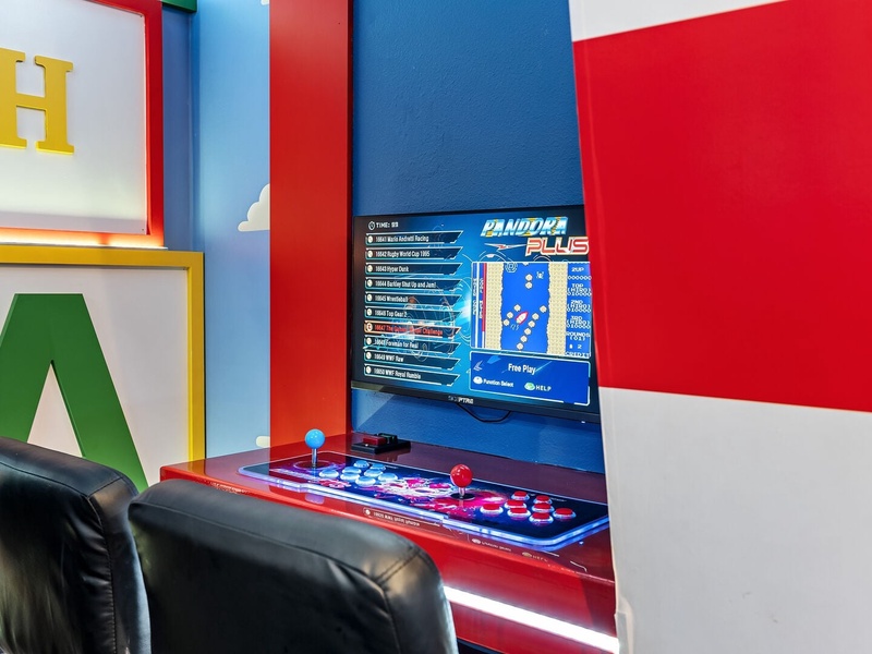 Enjoy a classic arcade game for hours of fun.