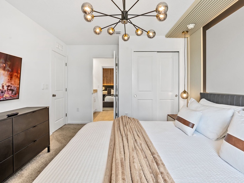 Every bedroom features its own TV for added comfort and convenience.
