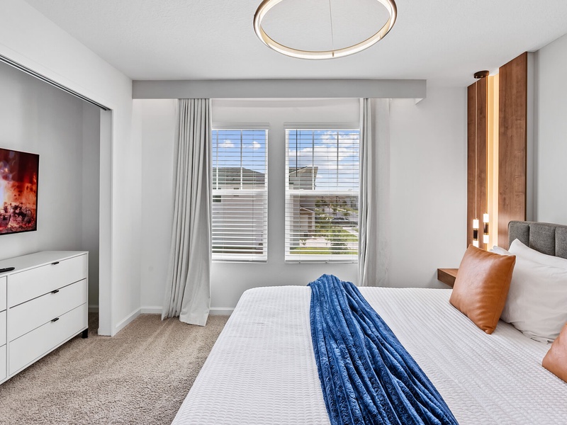 Every bedroom features its own TV for added comfort and convenience.