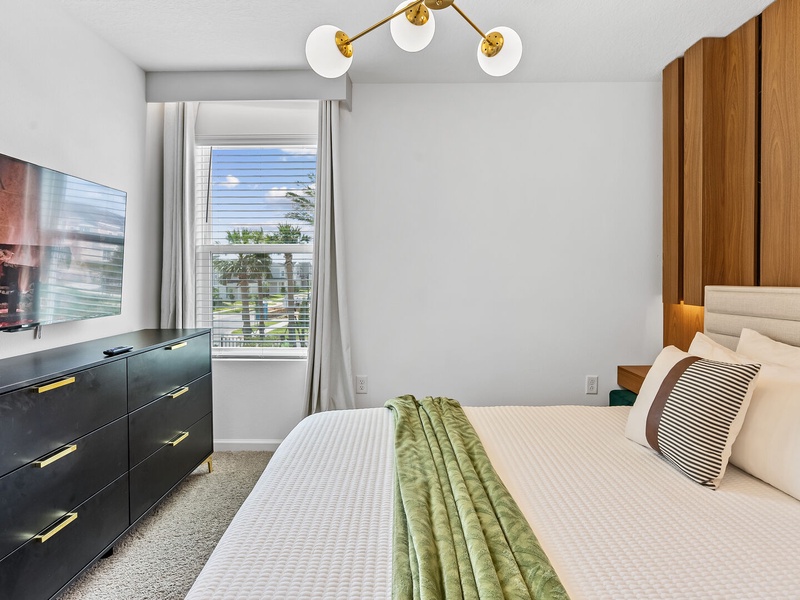 Every bedroom features its own TV for added comfort and convenience.