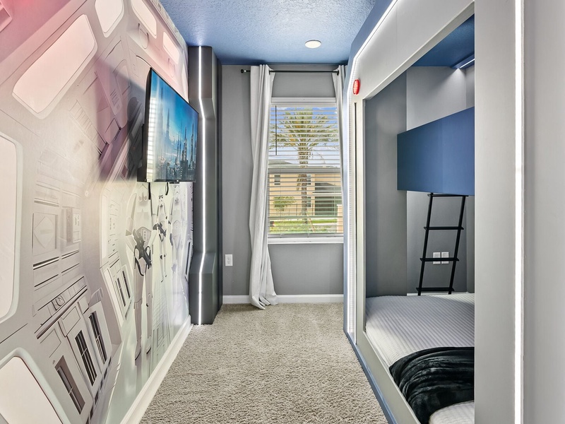 Every bedroom features its own TV for added comfort and convenience.