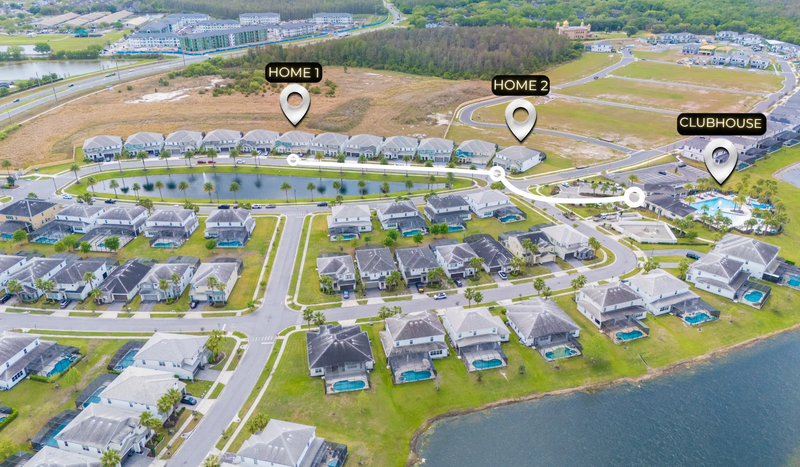 Perfect for large groups, this unique option allows you to book two beautiful homes, accommodating up to 60 guests.