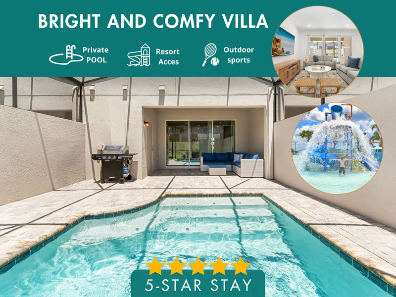 Bright and Comfy Villa at Amazing Resort