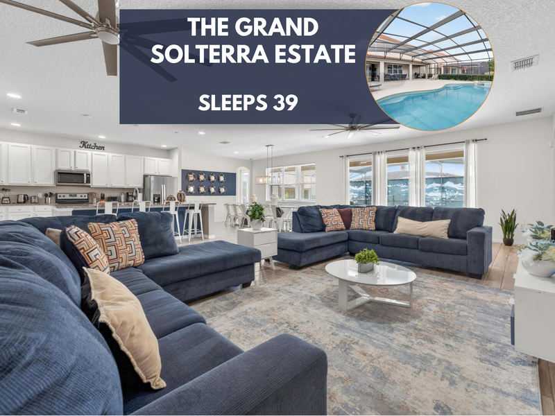 14BR Mansion Pool Theater Sleeps 39