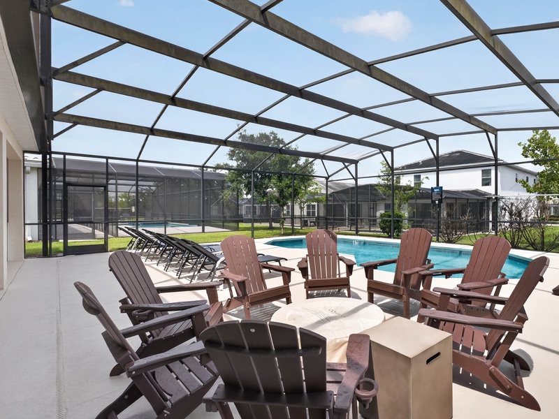 Ideal outdoor space designed for entertainment and relaxation.