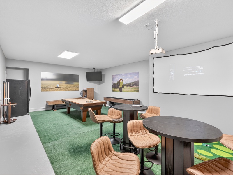 Perfect space for friendly competitions and family fun.