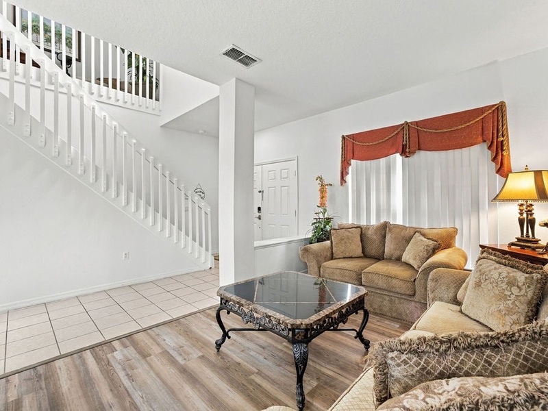 Open, airy spaces designed for easy family living.