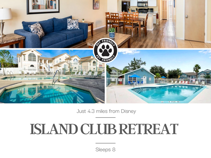 Welcome to Island Club Retreat, a relaxing Kissimmee getaway near Orlando's top attractions.