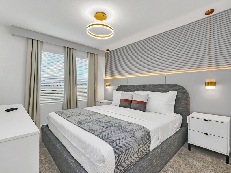 Unwind in this spacious second-floor master bedroom featuring a private ensuite bathroom for added comfort and privacy.