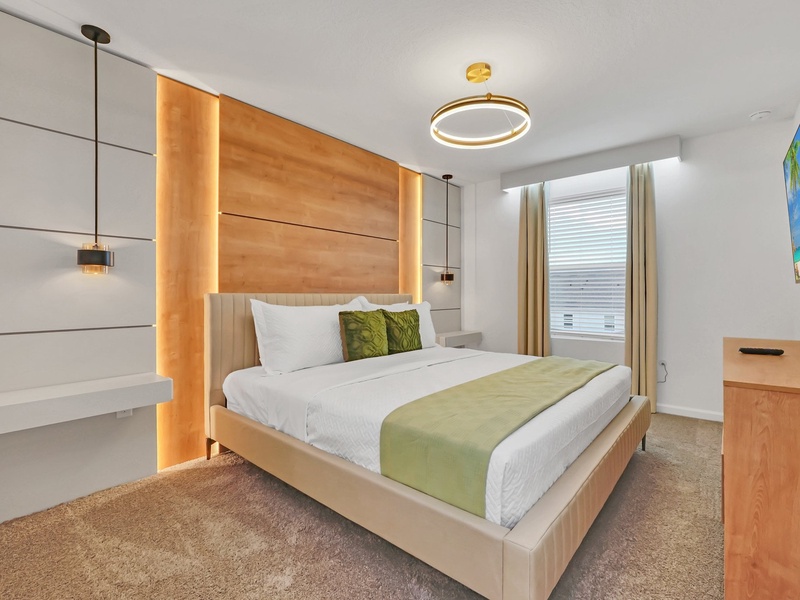 Unwind in this spacious second-floor master bedroom featuring a private ensuite bathroom for added comfort and privacy.