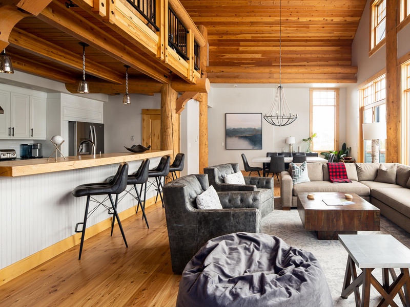 View Penthouse 1 | Moonlight Basin Lodging - Penthouse Rentals With Natural Gas Grill