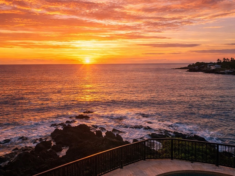 Kona Sunset from lanai