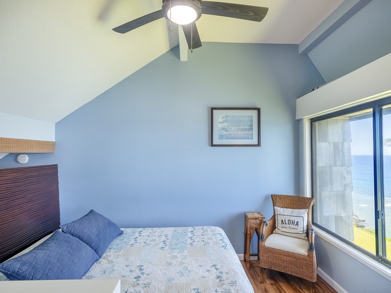 You can enjoy the same beautiful ocean views upstairs, all without even getting out of bed! 