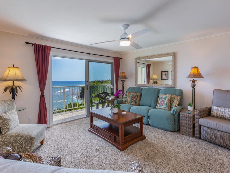 Alii Kai 4303 | Kauai Kahuna Vacation Rentals | Living Room