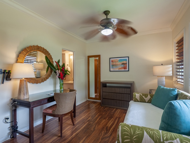 Hanalei Colony Resort den or second bedroom