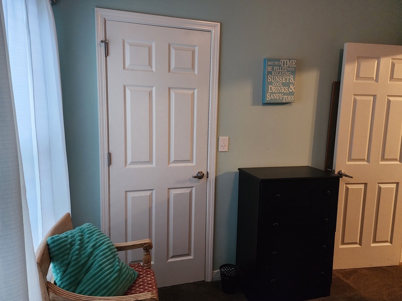closet in bedroom