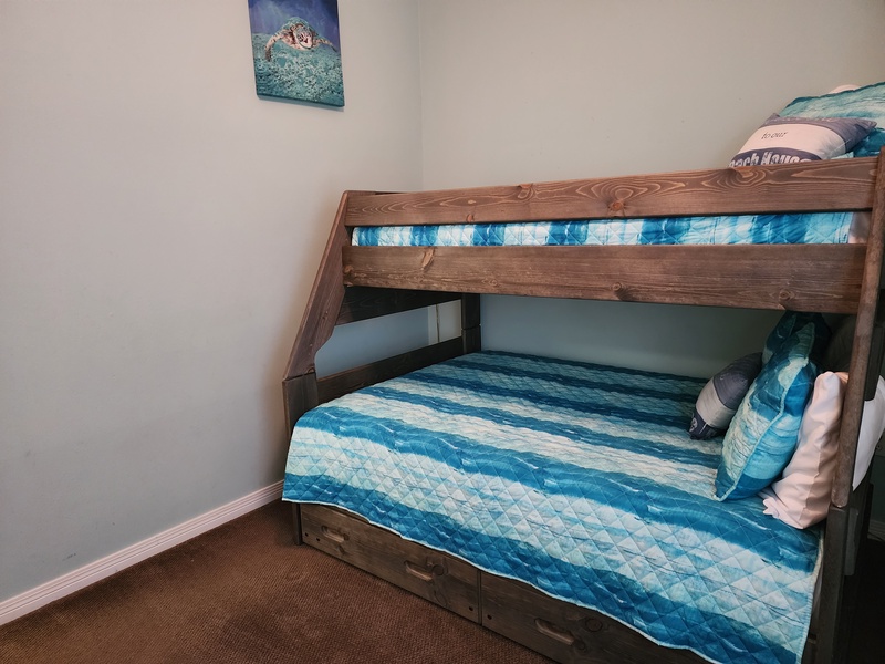 front bedroom bed