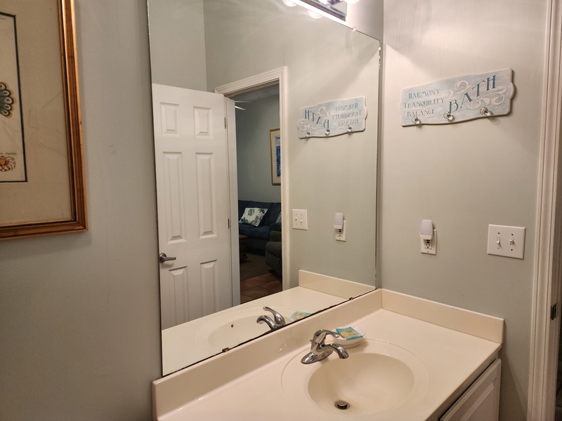 bathroom mirror