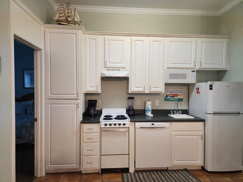 B side kitchen & bedroom