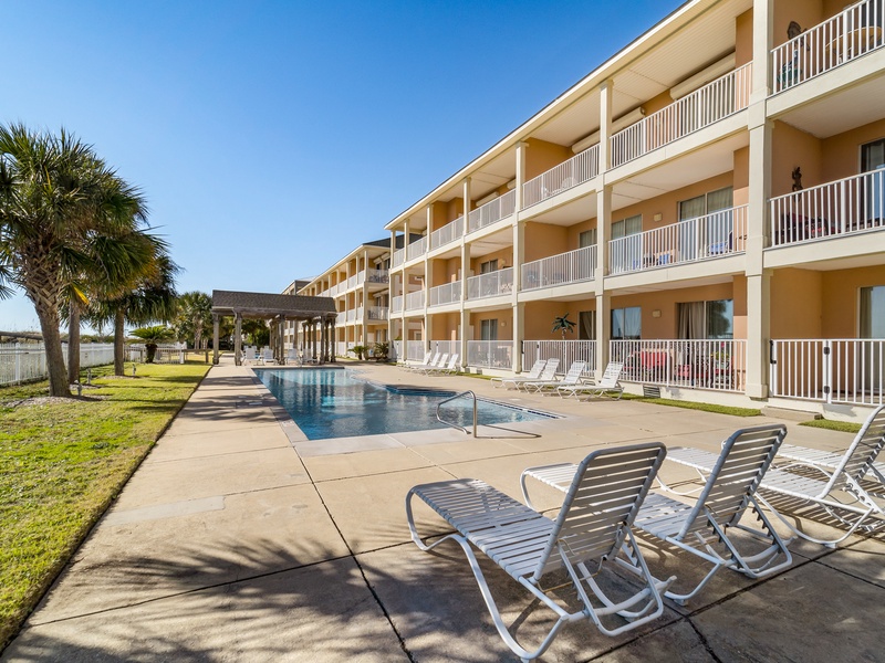 view of second pool & patio