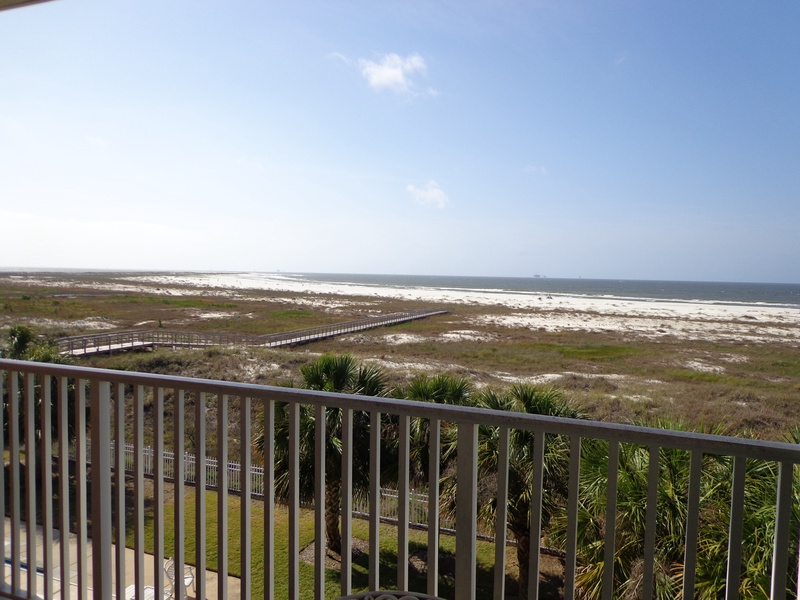 view from balcony