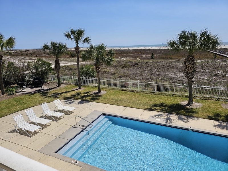 pools and beach