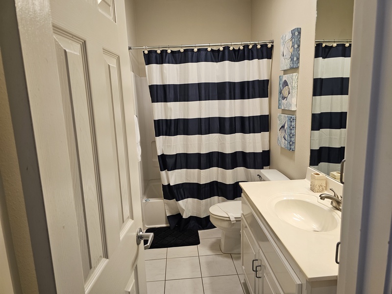 attached bath to bedroom
