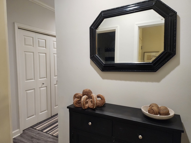 view of hallway from second bedroom