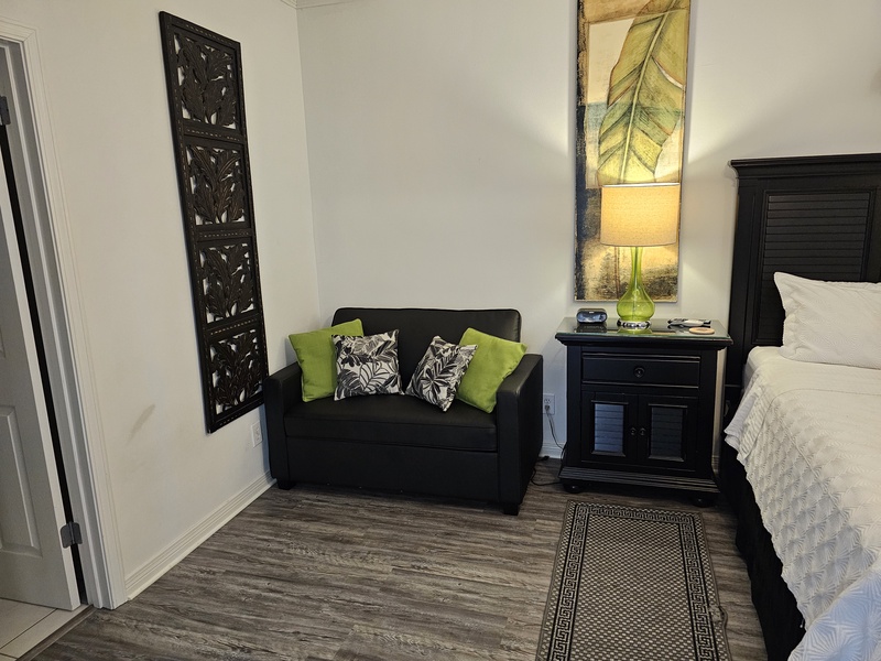 view of furniture in master bedroom