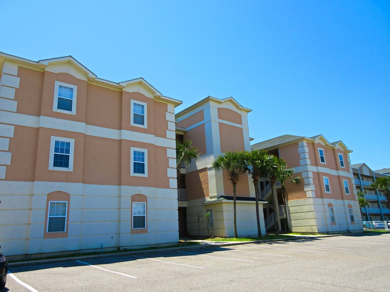 North Side/Front of Condo Complex