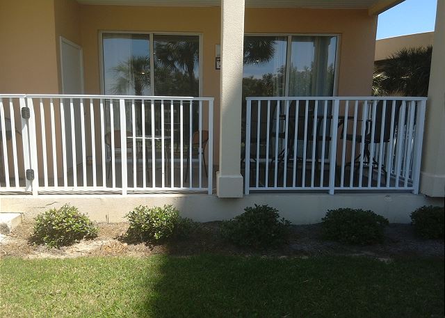 Private and Gated Patio Area