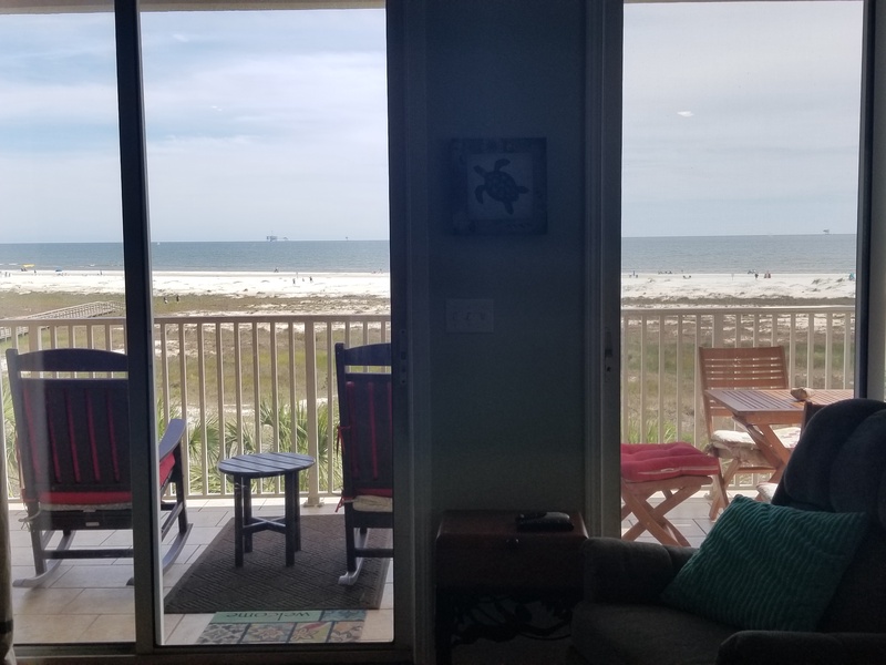 indoor view of balcony