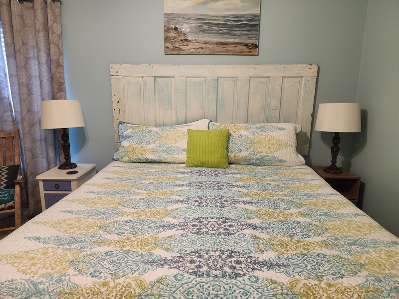 master bedroom bed