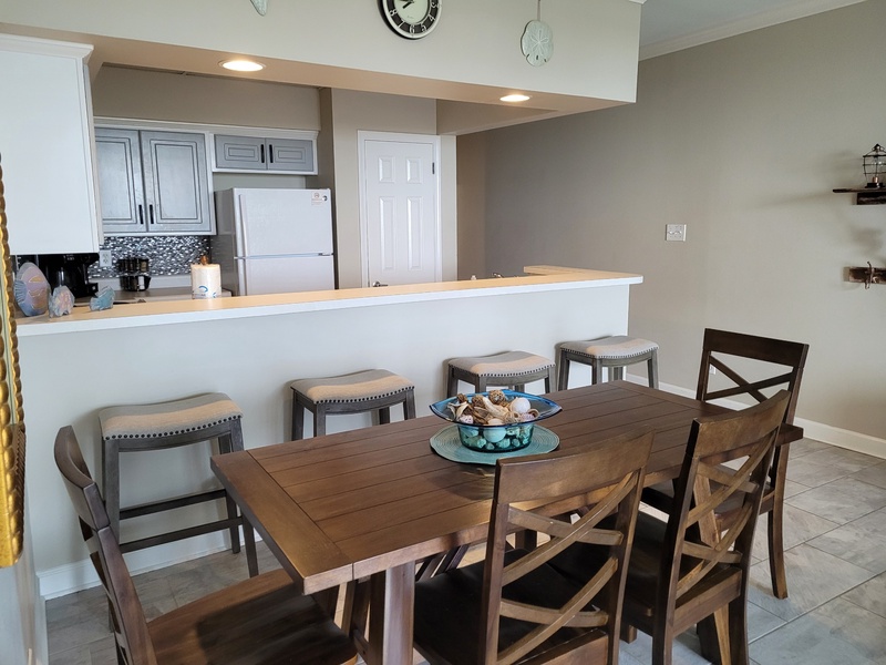 Dining area and hallway