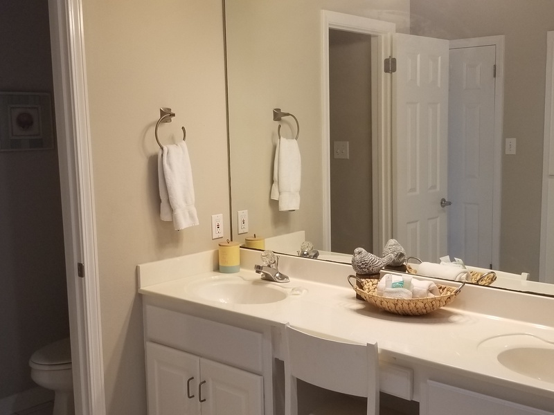 Master bathroom toilet