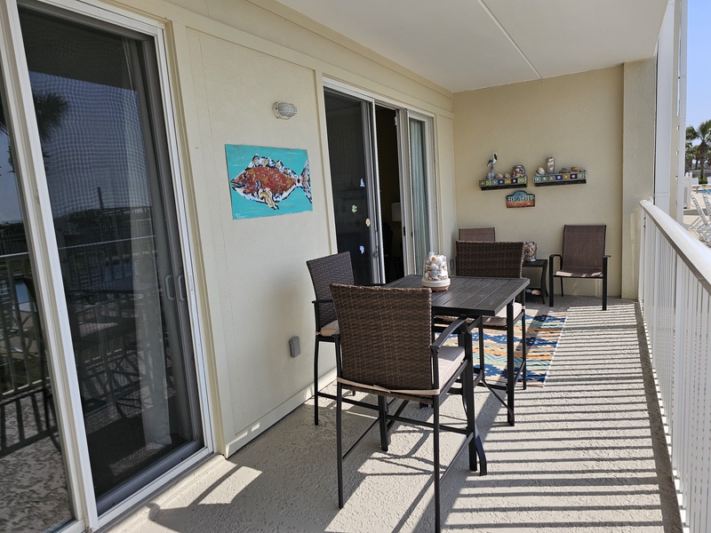 balcony view from gate