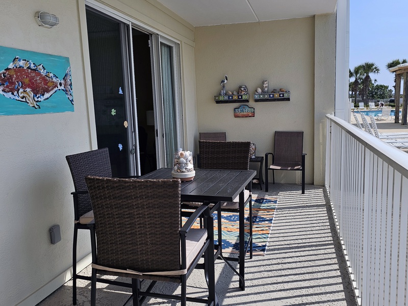 balcony door access
