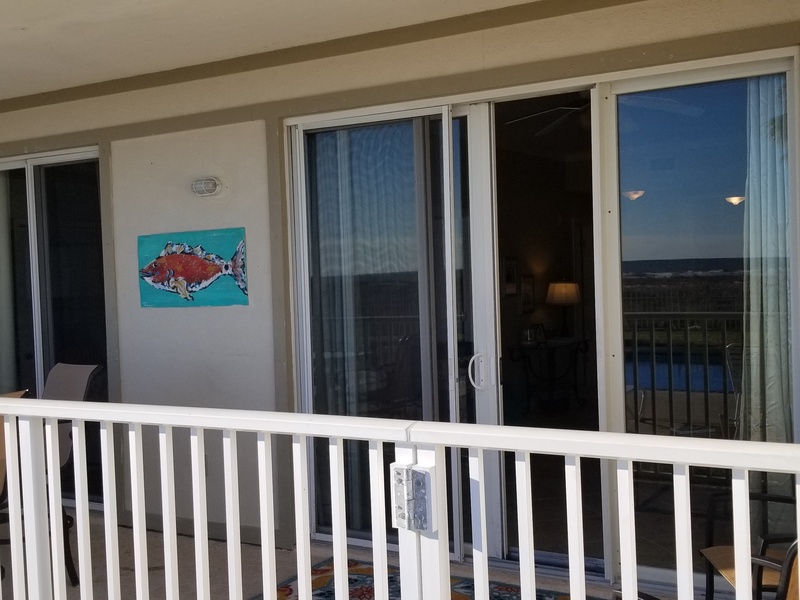 balcony & access to unit