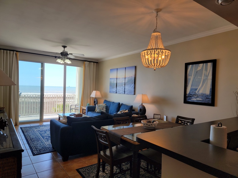 dining area & side table