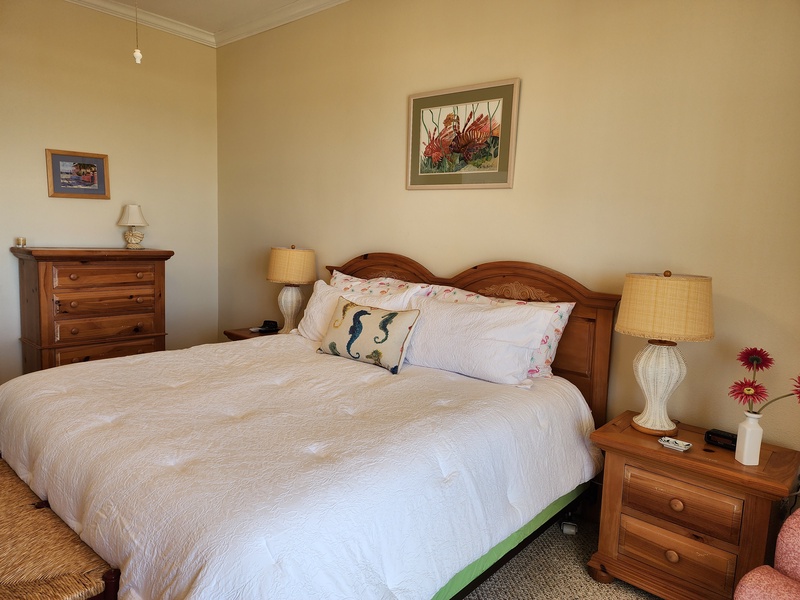 master bedroom bed