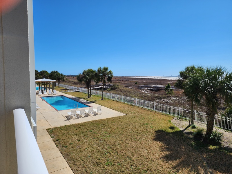 view of pool area