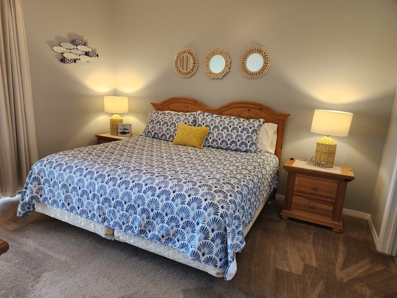 master bedroom bed