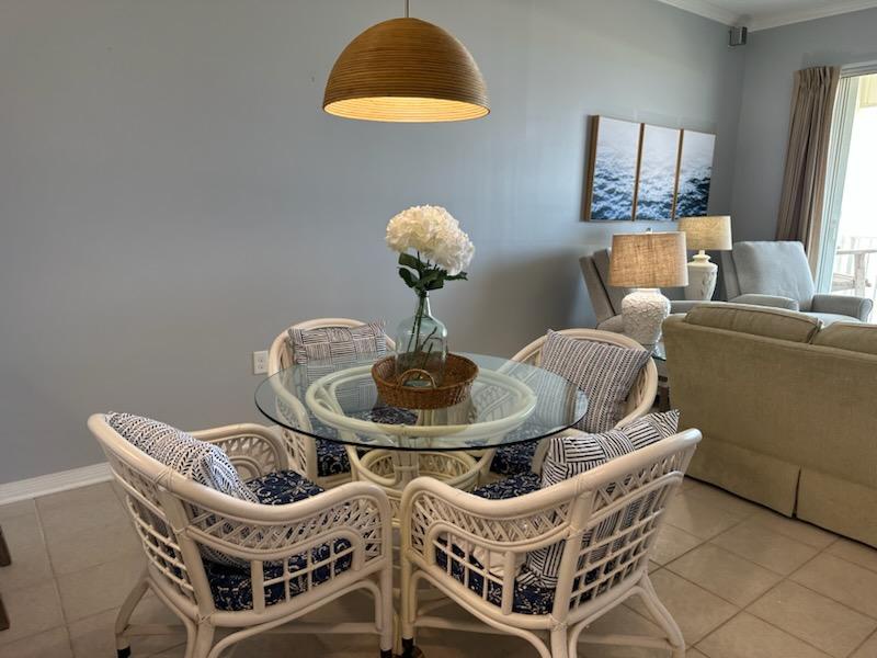 dining area & living room