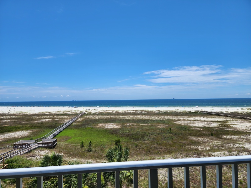 balcony view of ocean