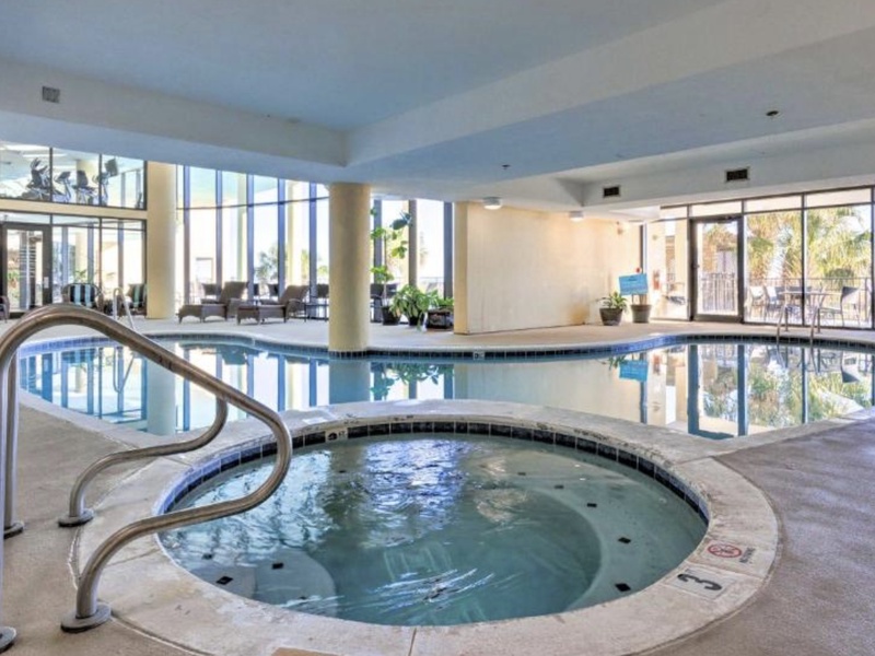 Indoor Pool and Hot Tub. 
