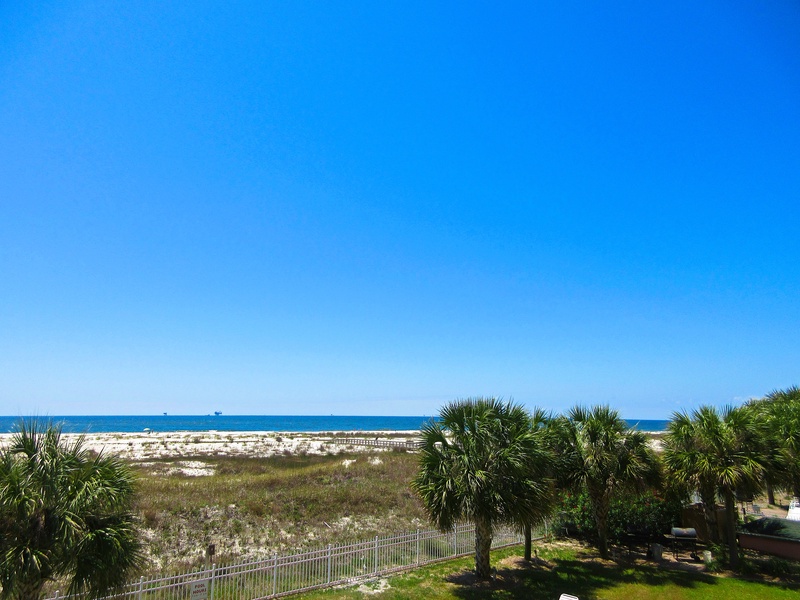 View of the ocean