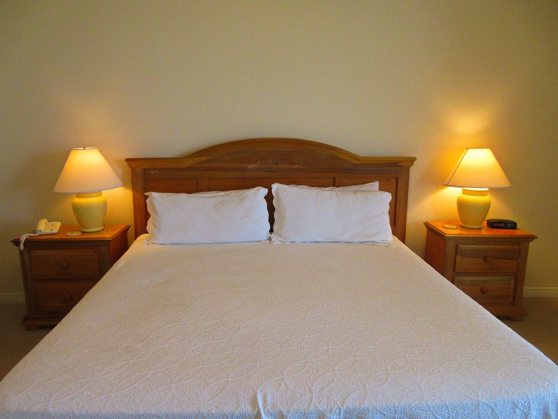 master bedroom bed